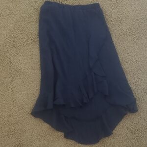 Elegant Navy Blue Women's Skirt